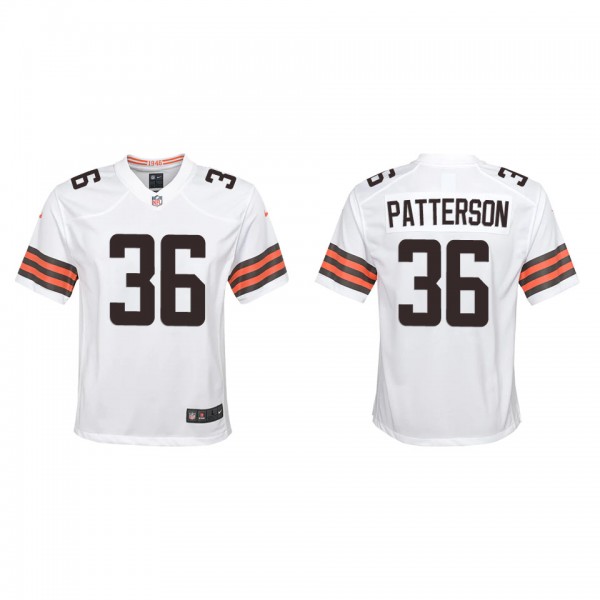 Youth Cleveland Browns Riley Patterson White Game ...