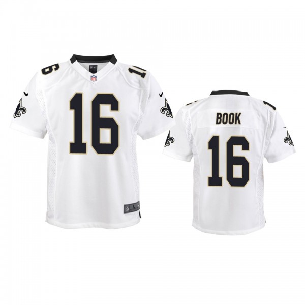 Youth Saints Ian Book White Game Jersey