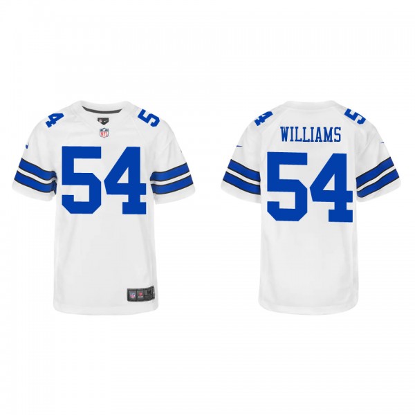 Youth Dallas Cowboys Sam Williams White 2022 NFL Draft Game Jersey