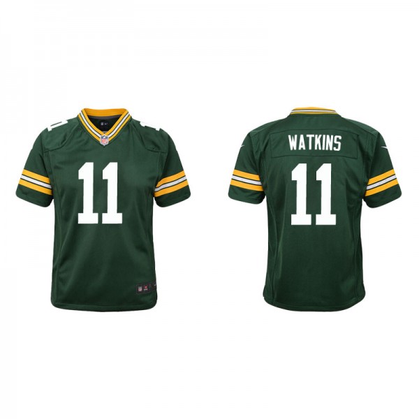 Youth Green Bay Packers Sammy Watkins Green Game Jersey
