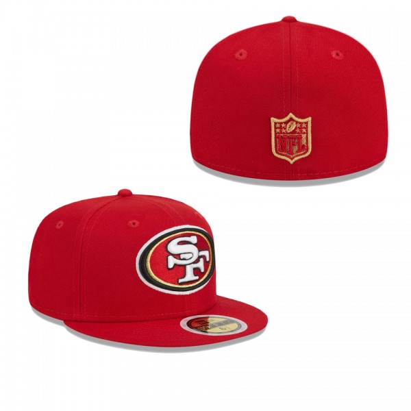 Youth San Francisco 49ers Scarlet Main 59FIFTY Fit...