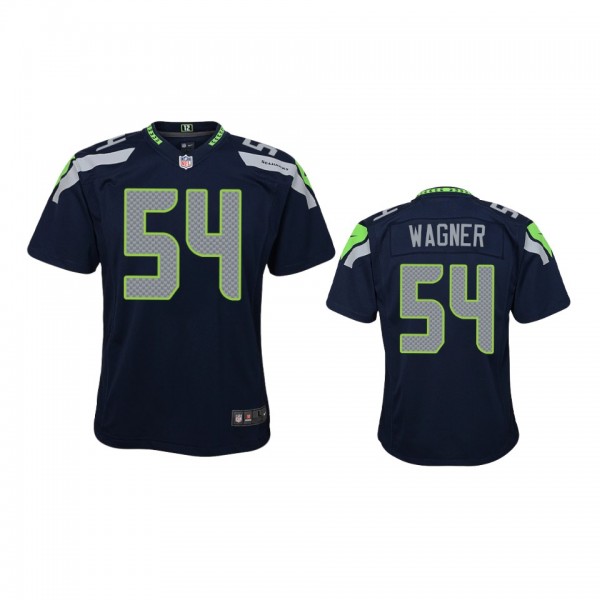 Youth Seahawks Bobby Wagner College Navy Game Jers...