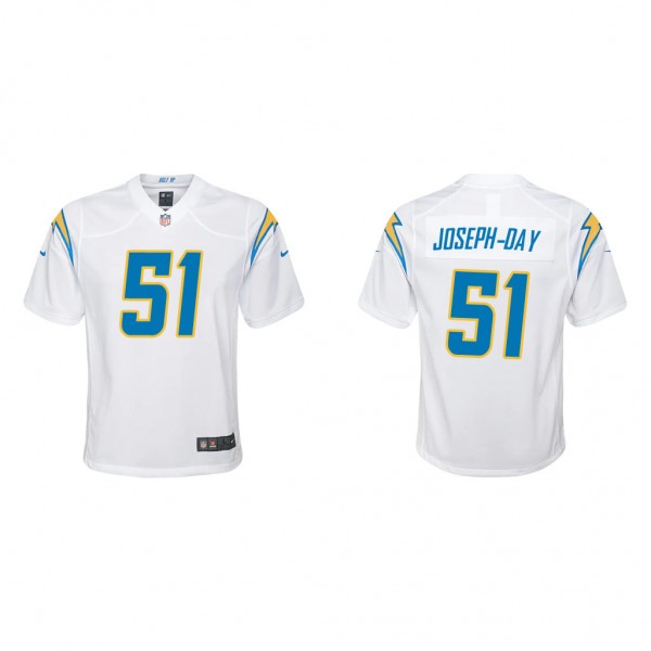 Youth Sebastian Joseph-Day Los Angeles Chargers White Game Jersey