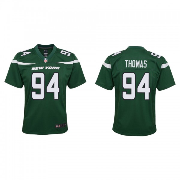 Youth New York Jets Solomon Thomas Green Game Jers...