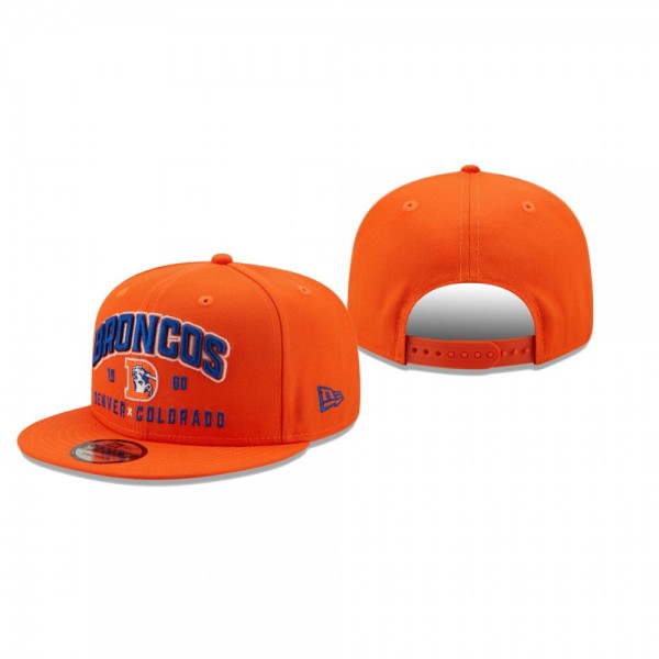 Youth Denver Broncos Orange Stacked Historic Logo ...
