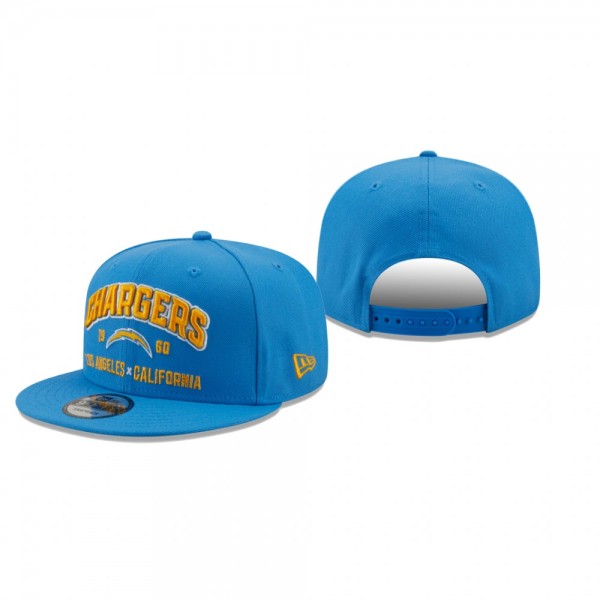 Youth Los Angeles Chargers Powder Blue Stacked 9FI...