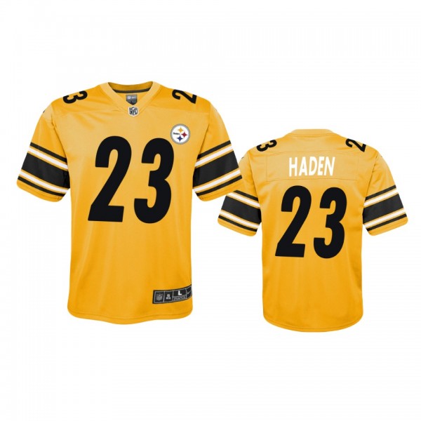 Youth Pittsburgh Steelers Joe Haden Gold Inverted ...