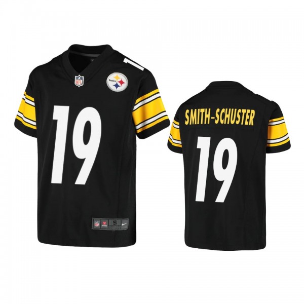 Youth Steelers JuJu Smith-Schuster Black Game Jers...