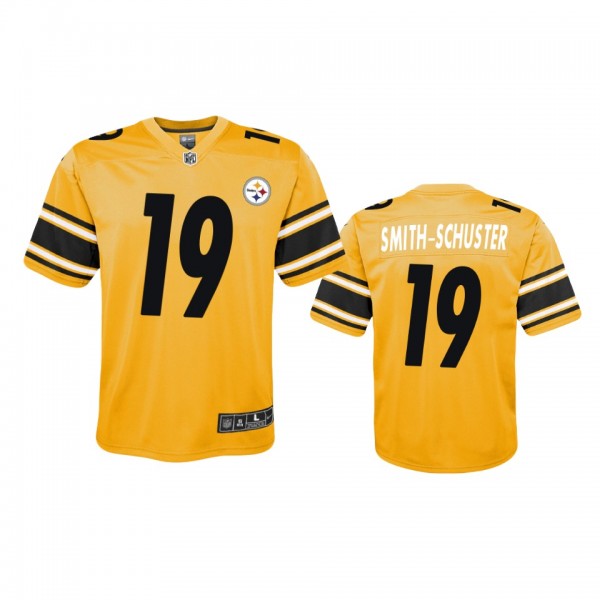 Youth Pittsburgh Steelers JuJu Smith-Schuster Gold...