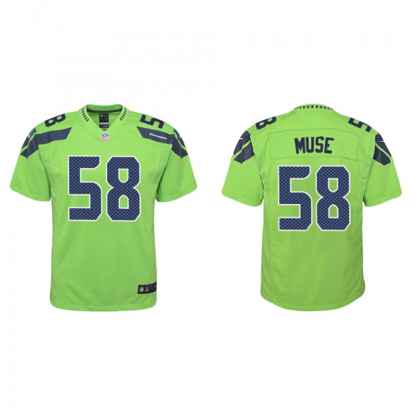 Youth Tanner Muse Seattle Seahawks Green Alternate...