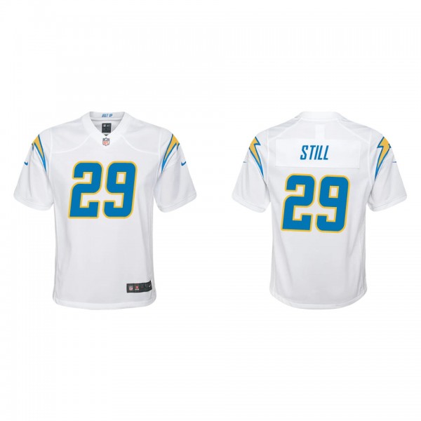 Youth Tarheeb Still Los Angeles Chargers White Gam...