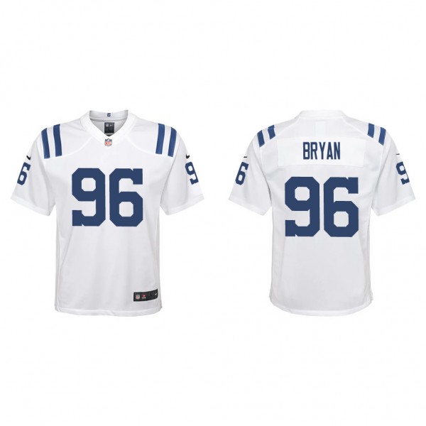 Youth Taven Bryan Indianapolis Colts White Game Je...