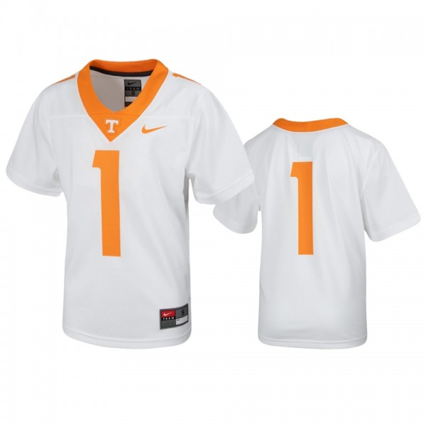 Tennessee Volunteers #1 White Untouchable Football Jersey