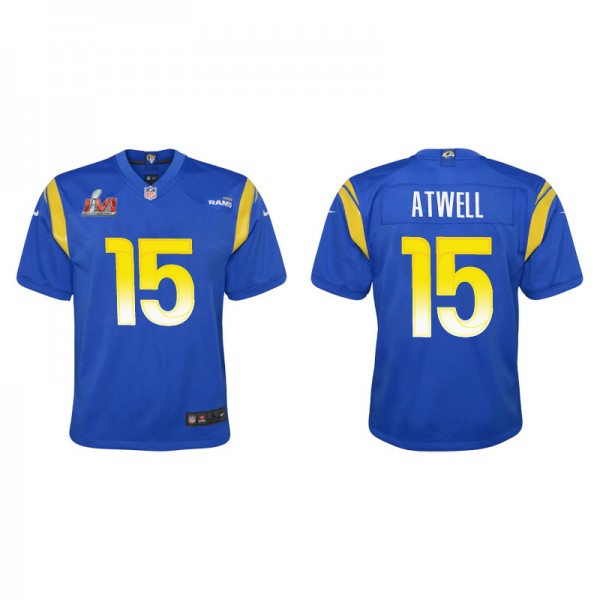 Youth Los Angeles Rams Tutu Atwell Royal Super Bow...