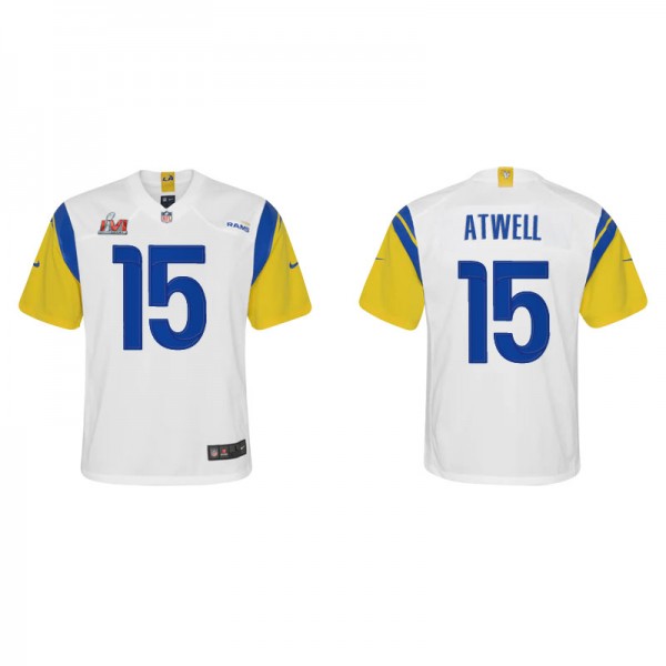 Youth Los Angeles Rams Tutu Atwell White Gold Supe...