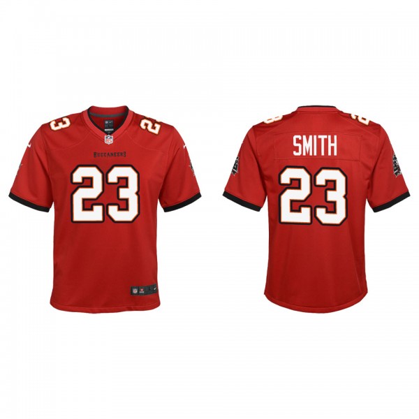 Youth Tykee Smith Tampa Bay Buccaneers Red Game Je...