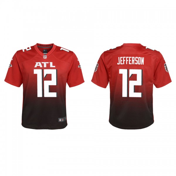 Youth Atlanta Falcons Van Jefferson Red Alternate ...