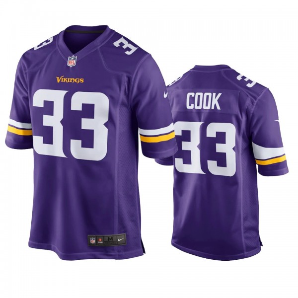Youth Vikings Dalvin Cook Purple Game Jersey