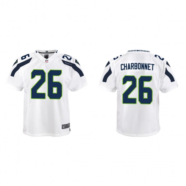 Youth Seattle Seahawks Zach Charbonnet White 2023 ...