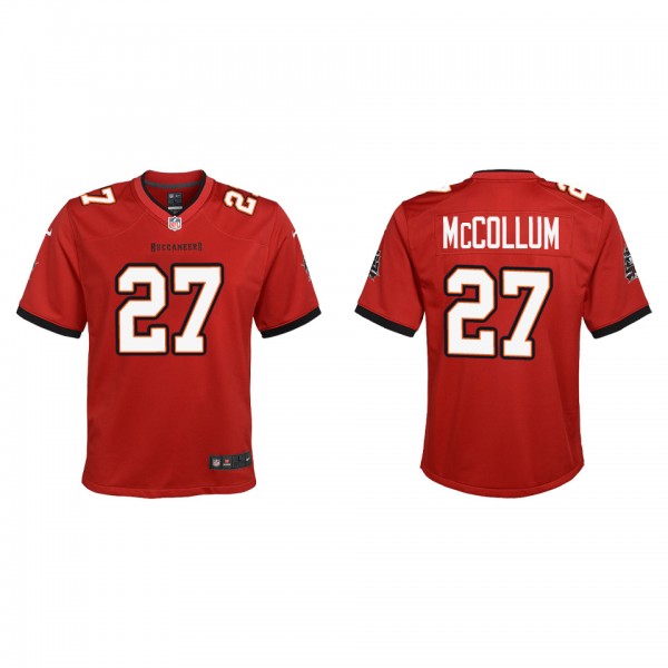 Youth Tampa Bay Buccaneers Zyon McCollum Red 2022 ...