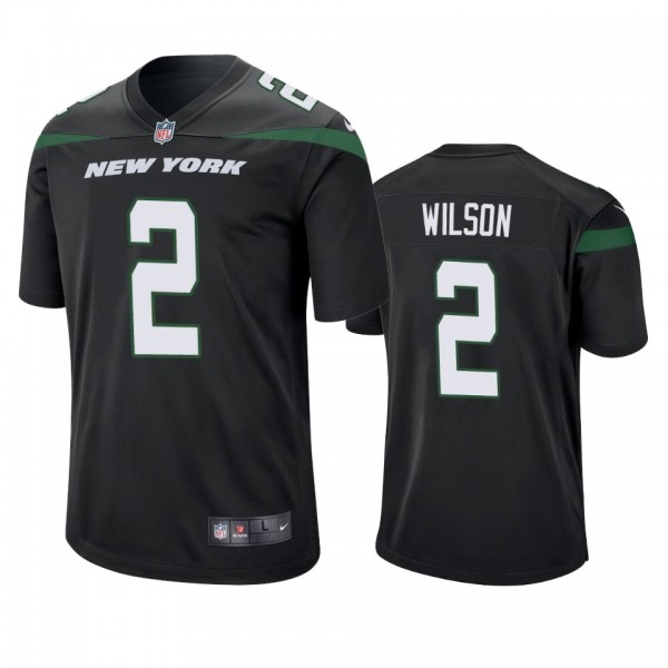 New York Jets Zach Wilson Black Game Jersey