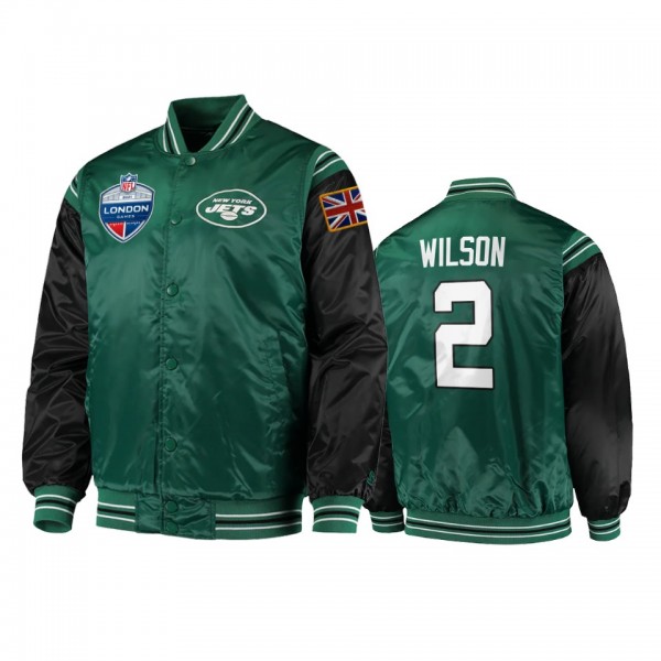 New York Jets Zach Wilson Green 2021 NFL London Ga...
