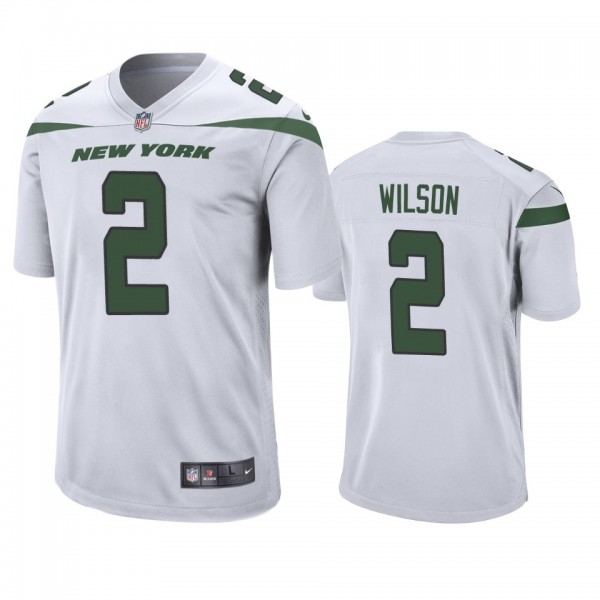 New York Jets Zach Wilson White Game Jersey