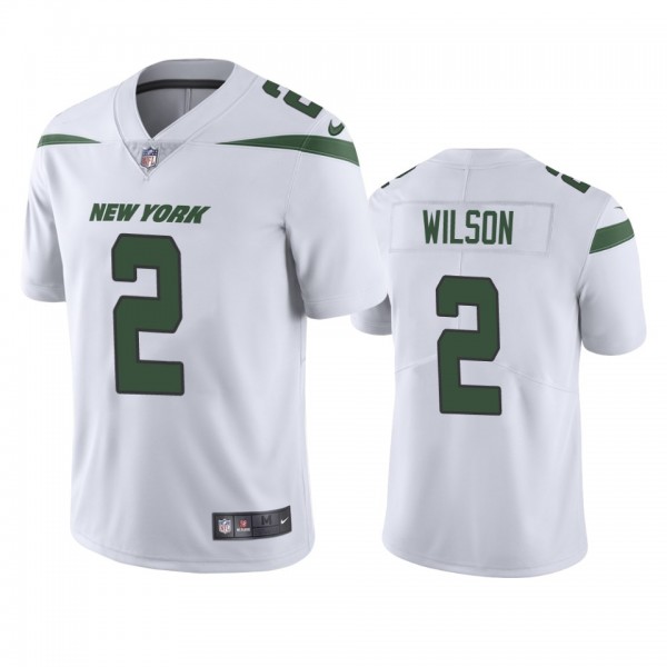Zach Wilson New York Jets White Vapor Limited Jers...