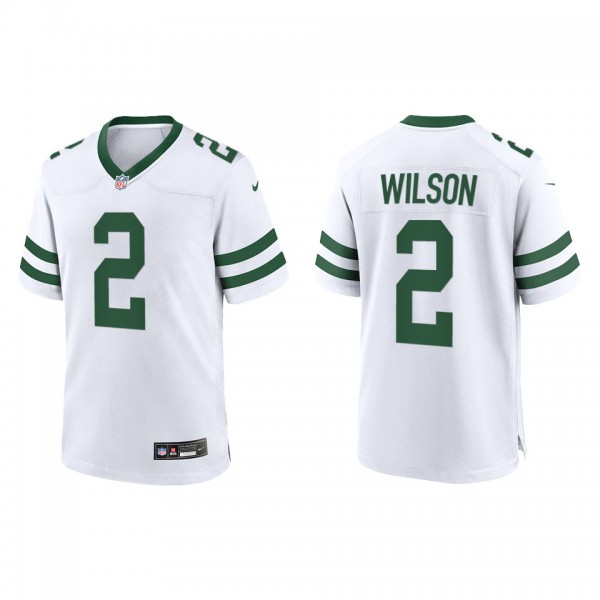 Zach Wilson Men's New York Jets White Legacy Game ...