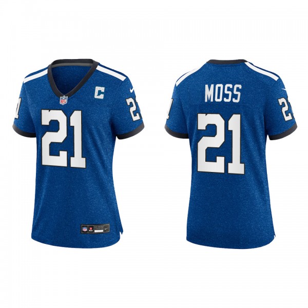Zack Moss Women Indianapolis Colts Royal Indiana N...