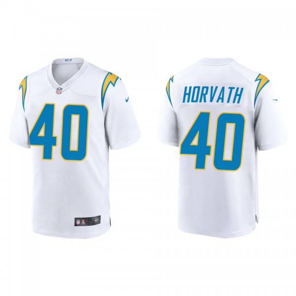Men's Los Angeles Chargers Zander Horvath White Ga...